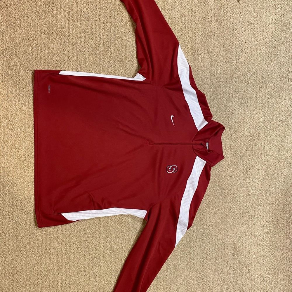 Nike Men’s Stanford Cardinal Basketball Quarter Zip, Size XXL